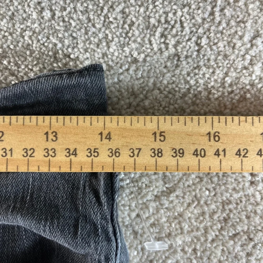 Levi's 514 Slim Fit Jeans Mens 30x32 Black‎ Faded Stretch Denim